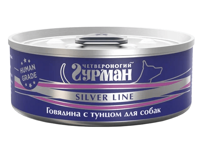 фото - 1 - Silver line Говядина с тунцом для собак 100 г 