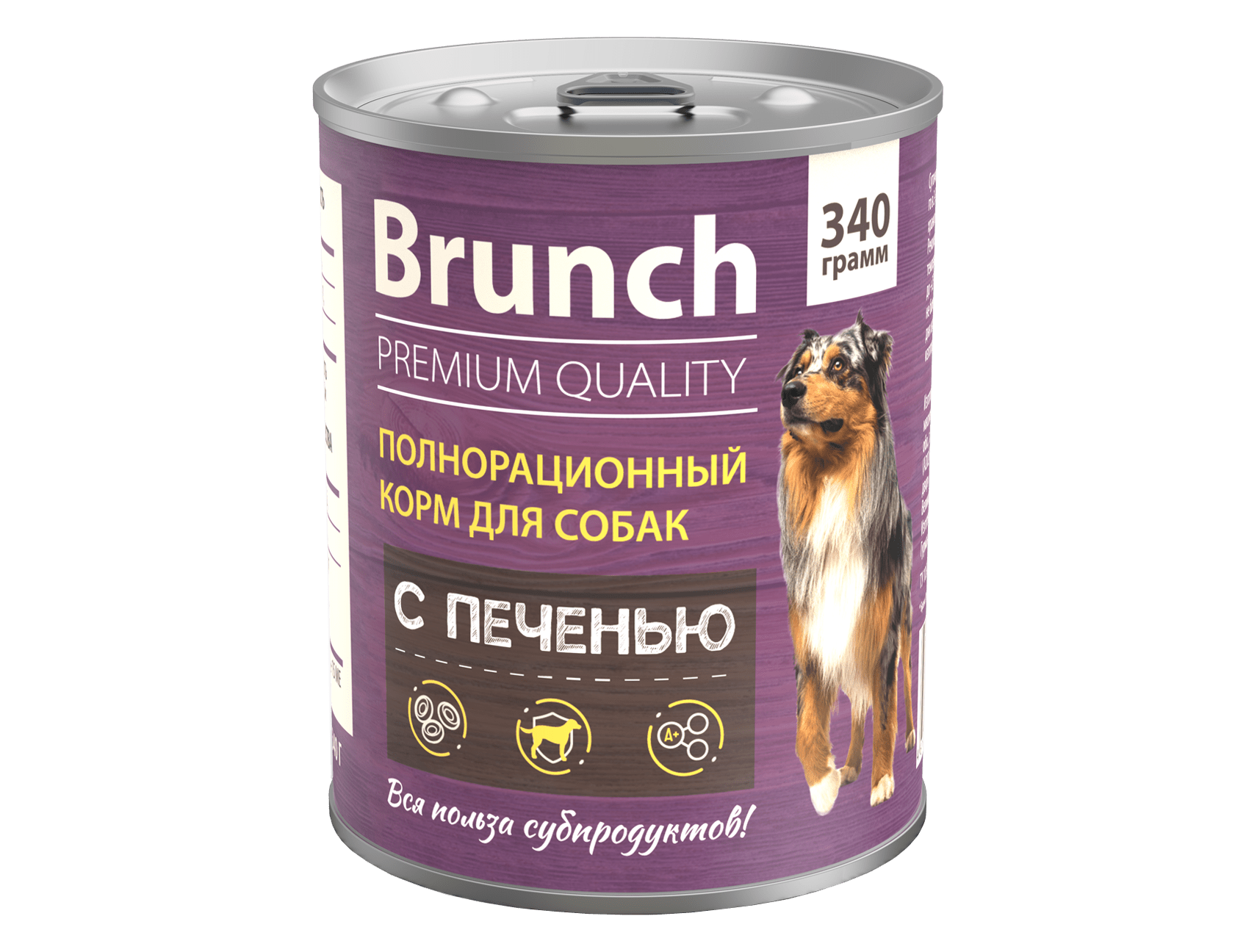 Полнорационный корм с печенью 340 г