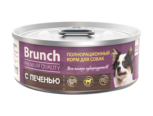 Полнорационный корм с печенью 100 г