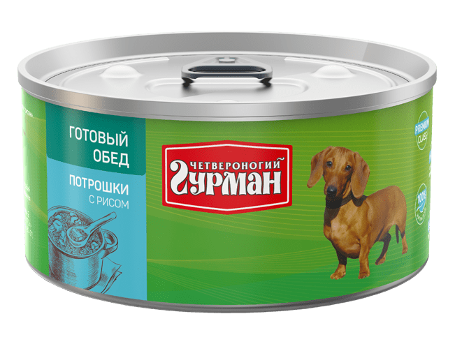 фото - 1 - Готовый обед потрошки с рисом 325 г 