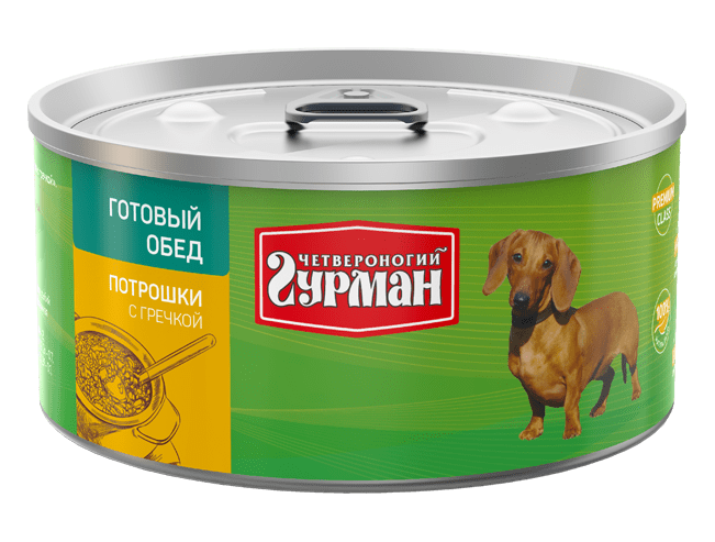 Готовый обед потрошки с гречкой 325 г