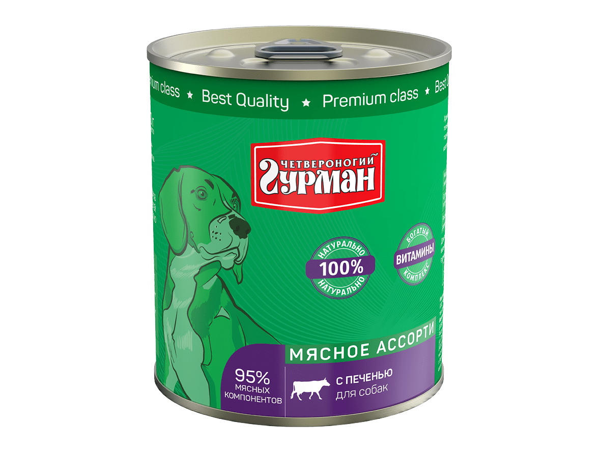 Мясное ассорти с печенью 340 г